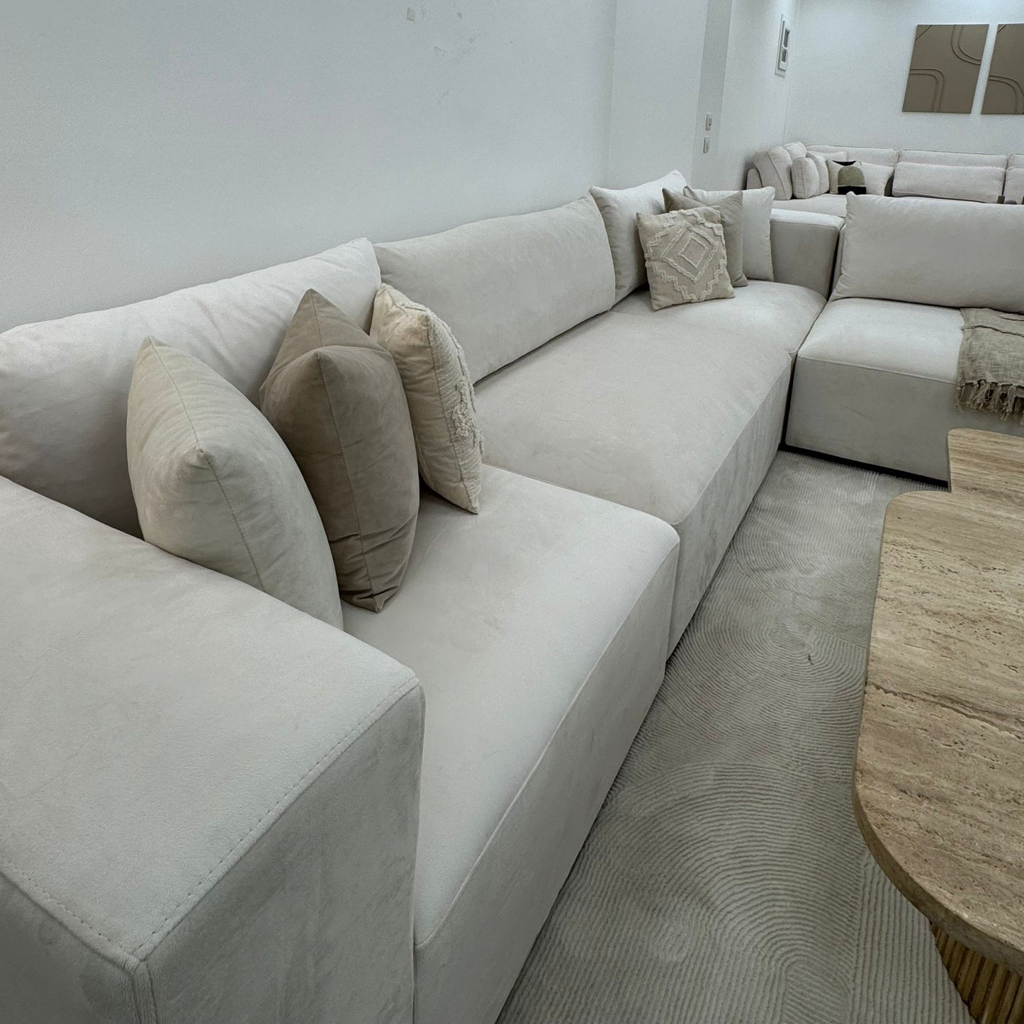 CANAPE Azra modulable velours