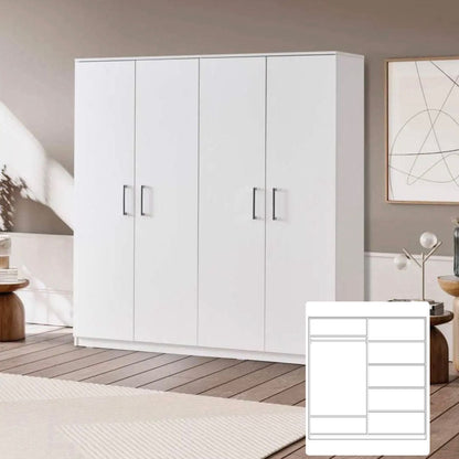 Armoires Malaga BLANC