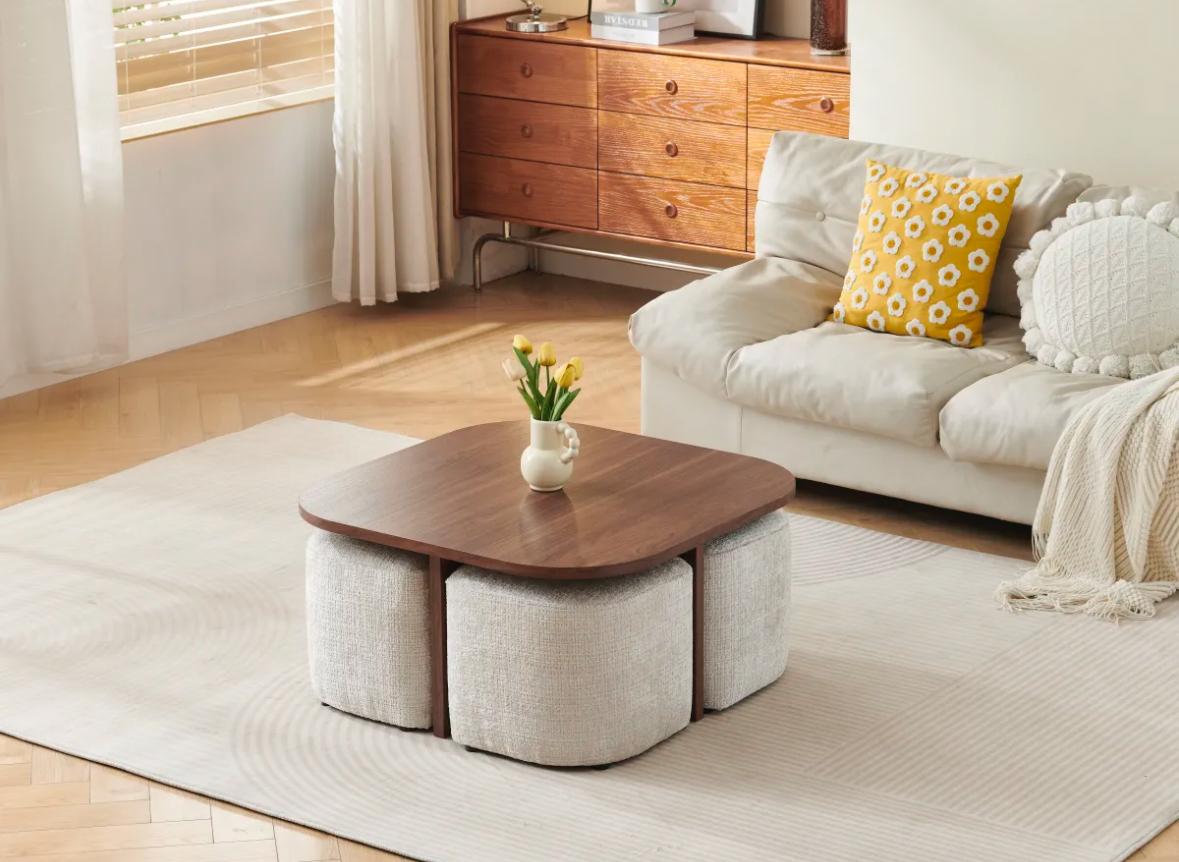 Table basse Poufs