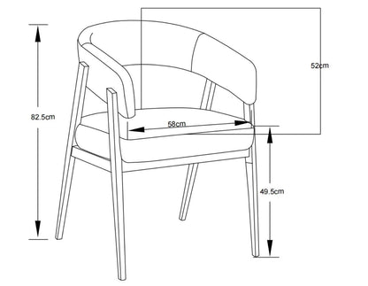 Chaise Alicia