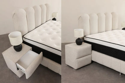 LIT COFFRE EVA CHENILLE