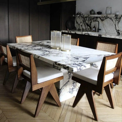 Table à manger rectangle Bloc Calacatta