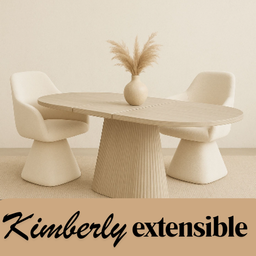 Table à manger extensible KIMBERLY