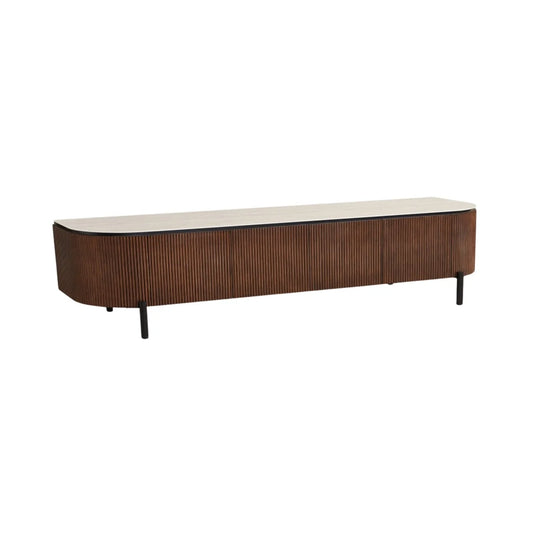 MEUBLE TV CERAMIC BROWN