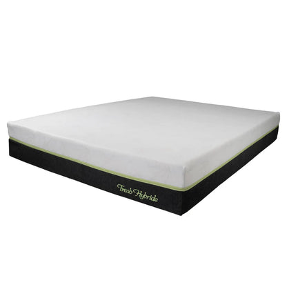 Matelas Fresh Hybride Aloe Vera Angels - 27 cm - Hybride - Confort 5 Zones