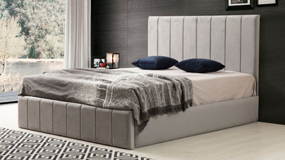 CADRE DE LIT POLO GRIS