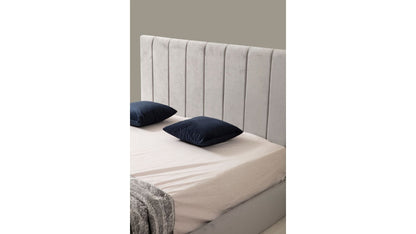 CADRE DE LIT POLO GRIS