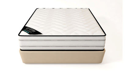 SOMMIER + MATELAS MEMORY 25CM D'ÉPAISSEUR