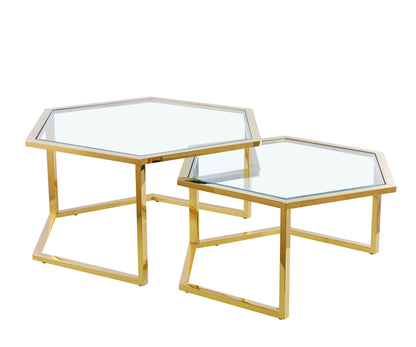 TABLE BASSE GIGOGNE HEXAGONA