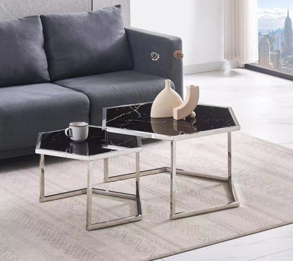 TABLE BASSE GIGOGNE HEXAGONA