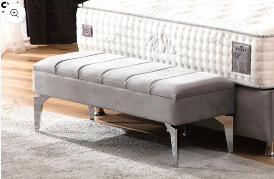 Banquette Coffre Tokyo Gris