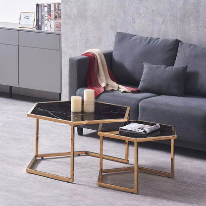 TABLE BASSE GIGOGNE HEXAGONA
